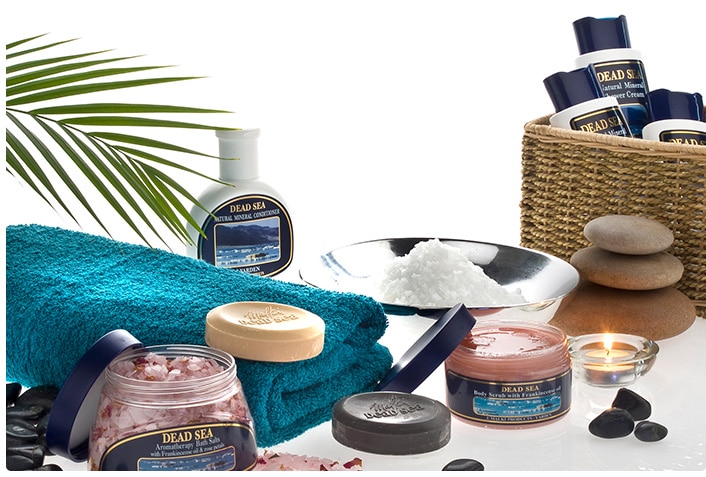 Dead sea skincare products